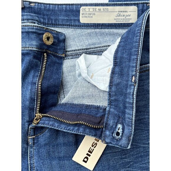 Diesel Skinee Super Slim Skinny Stretch Jeans Size 31 - Picture 4 of 11